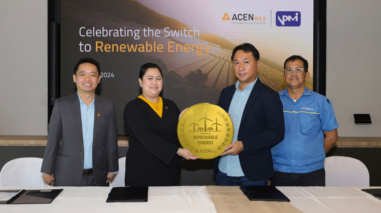 Valerie Products Manufacturing transitions to renewable energy with ACEN RES