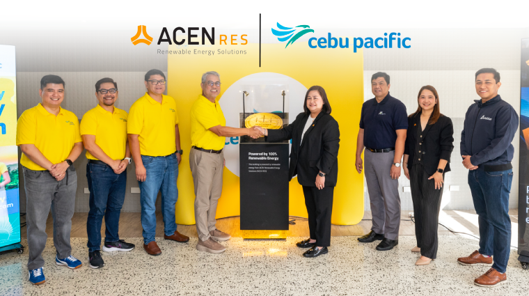 Cebu Pacific transitions key facilities to 100% renewable energy from ACEN RES