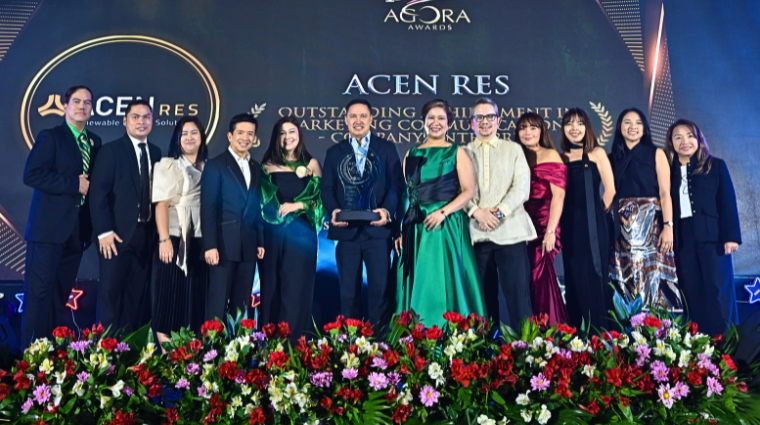 ACEN RES wins Agora Award for excellence in marketing communications