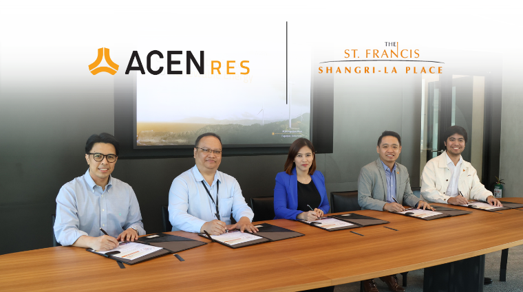 St. Francis Shangri-La Place transitions to renewable energy through Ayala’s ACEN RES