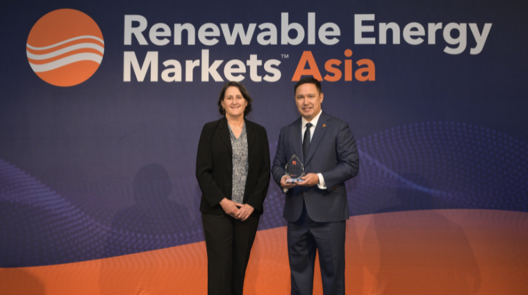 ACEN RES recognized with Renewable Energy Markets™ Asia award for leadership in renewable energy transition in the Philippines