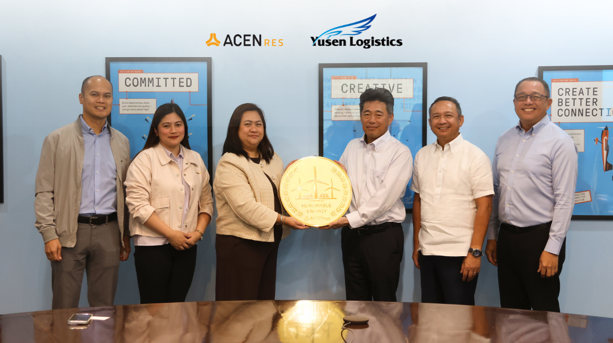 Yusen Logistics seals renewable energy supply deal with Ayala’s ACEN RES