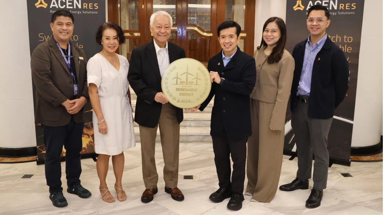Makati’s landmark Pacific Plaza Condominium switches to 100% renewable energy via ACEN RES partnership