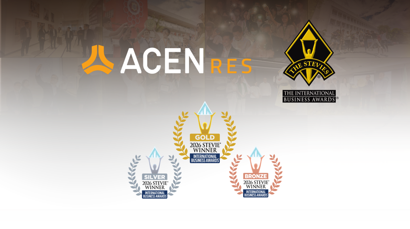 ACEN RES marks fourth straight Stevie win with Gold-Silver-Bronze sweep